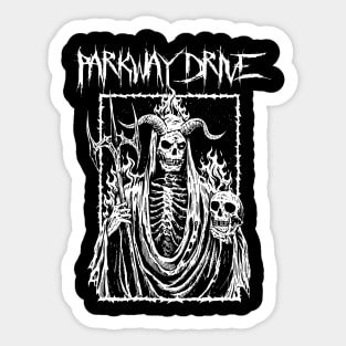 parkway in the darknes Sticker